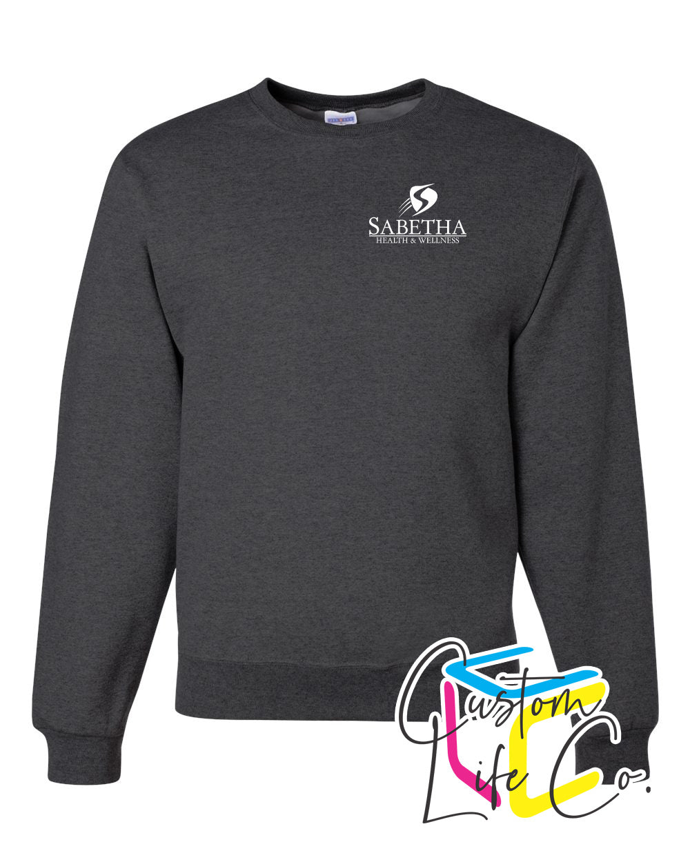 SCH Health & Wellness Fleece Crewneck Pocket Logo