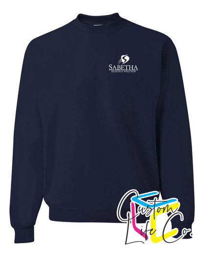 SCH Health & Wellness Fleece Crewneck Pocket Logo