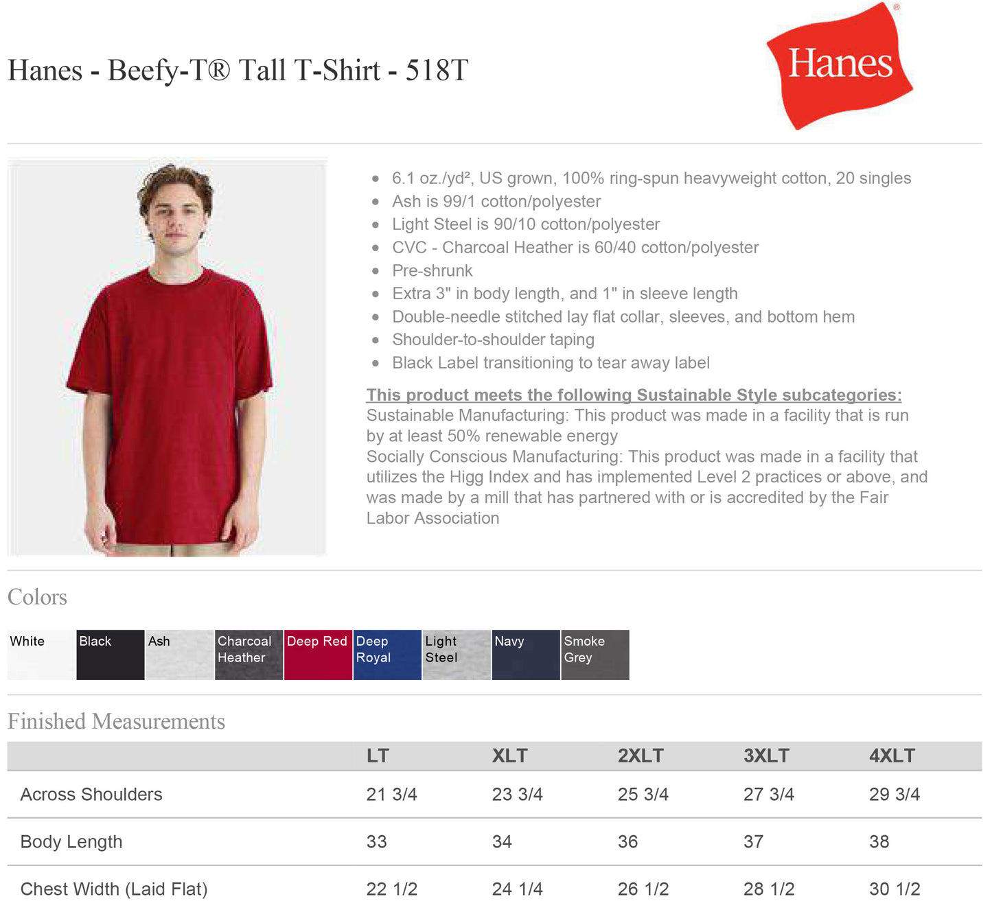 NEK Auto Enthusiasts Tall T-shirt Round Chest Logo