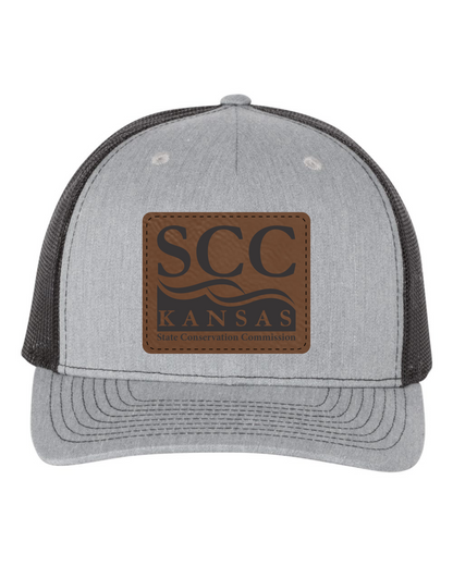 Kansas SCC Leather Patch Hat