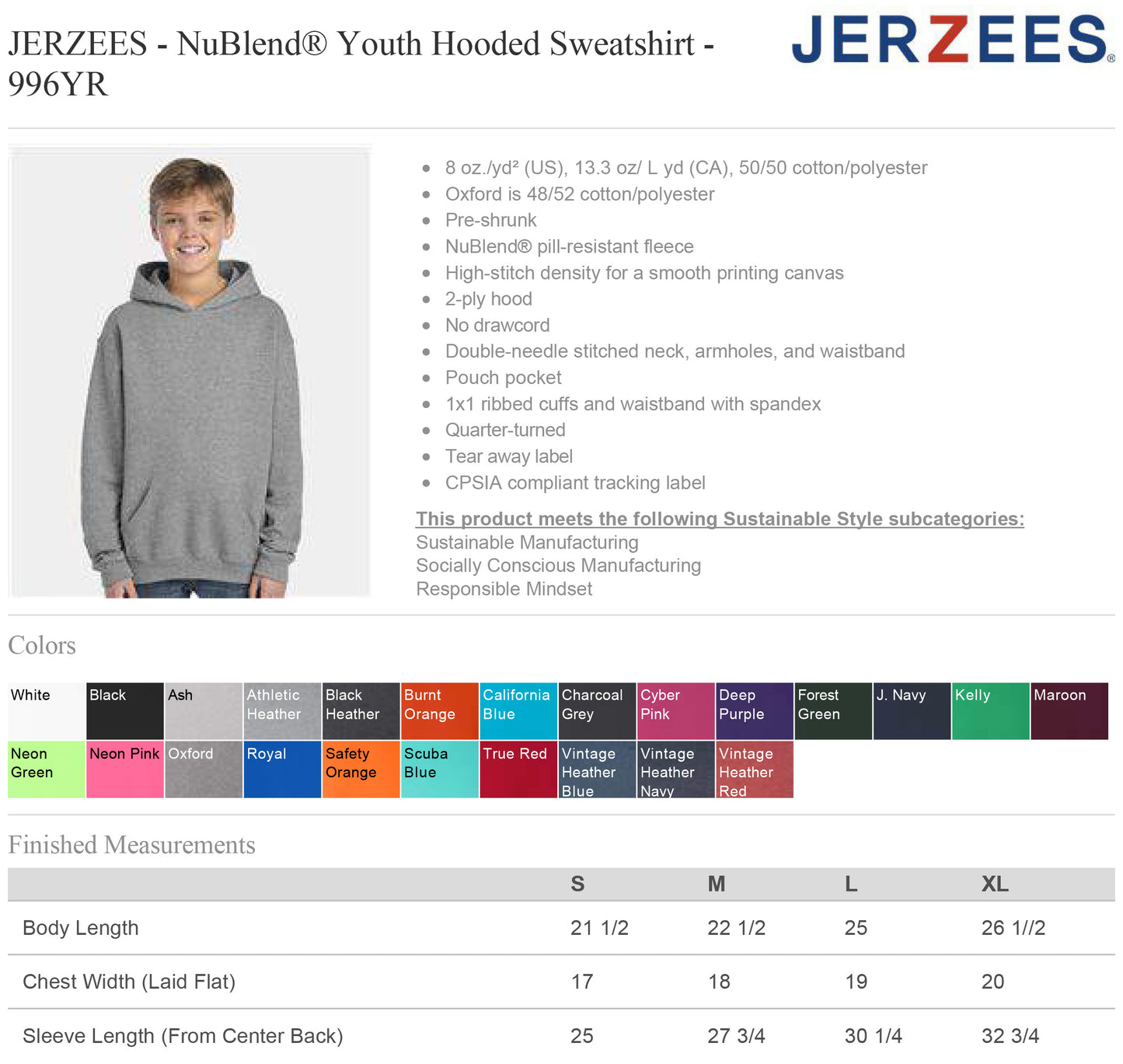 SMS Basketball Youth Hoodie