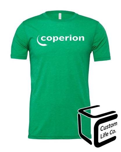 Coperion White Graphic Adult T-Shirt