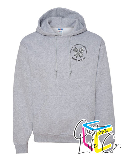 NEK Auto Enthusiasts Hoodie Pocket Logo