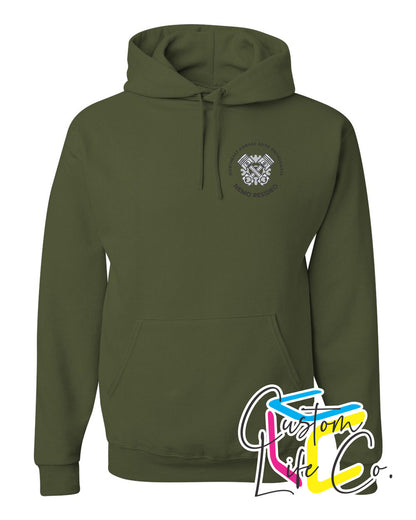 NEK Auto Enthusiasts Hoodie Pocket Logo