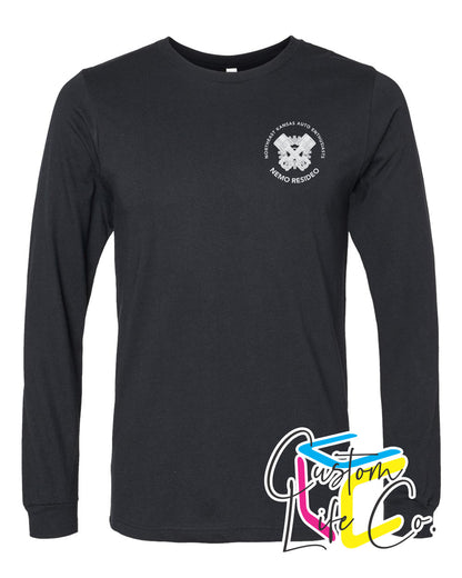 NEK Auto Enthusiasts Long Sleeve T-shirt Pocket Logo