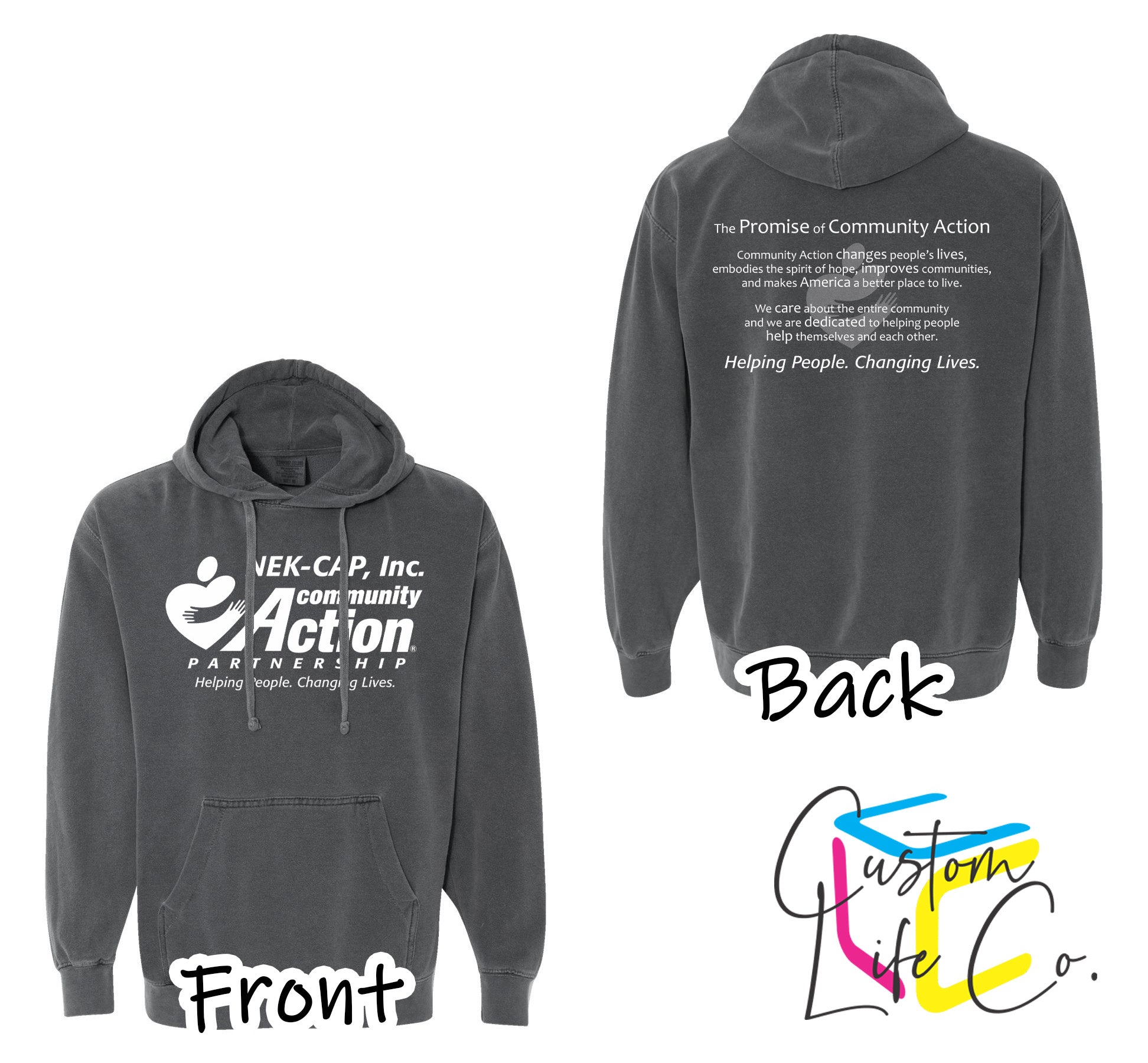 Community Action with Promise Hoodie – Custom Life Co.