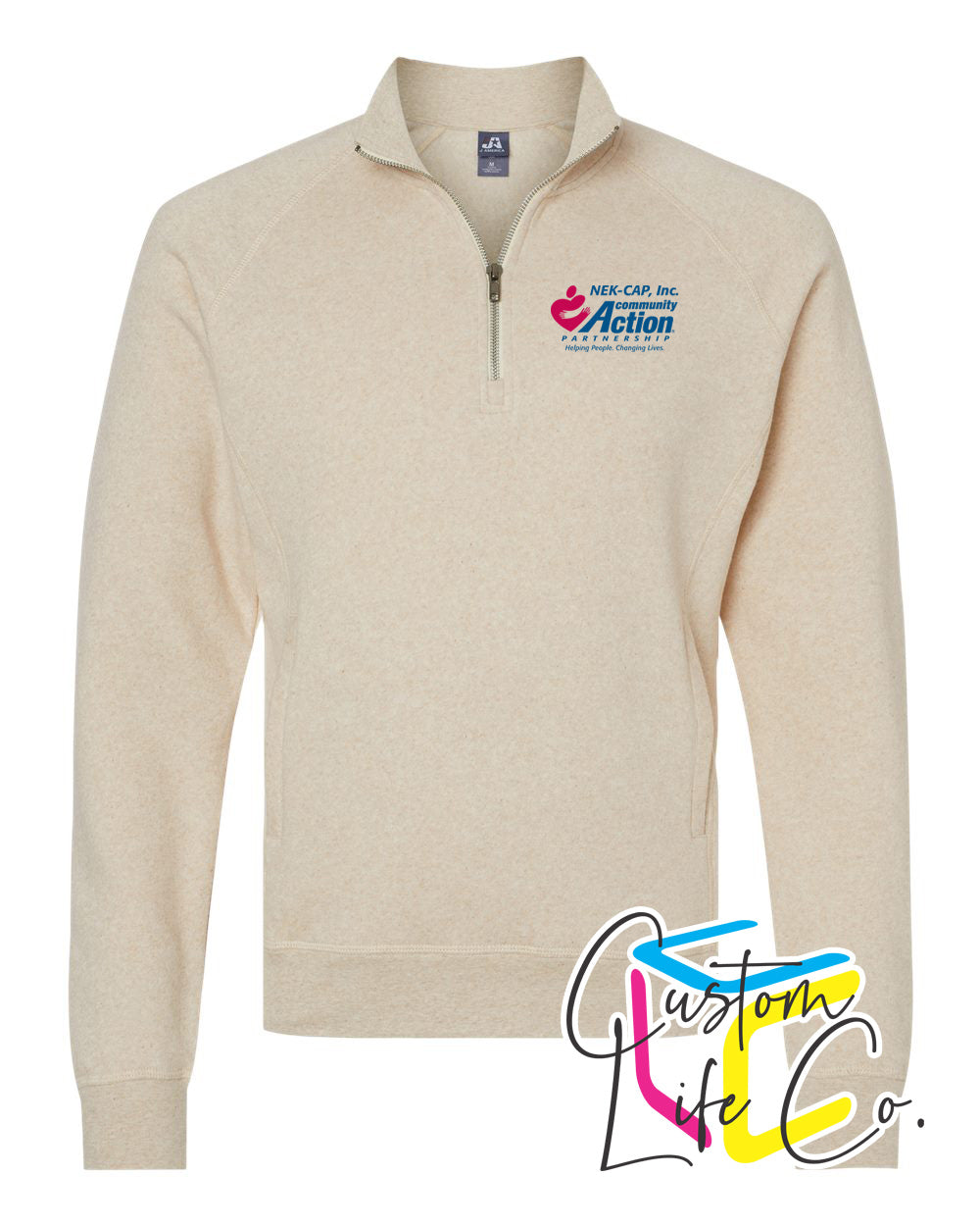 Community Action Fleece Quarter-Zip with Pockets