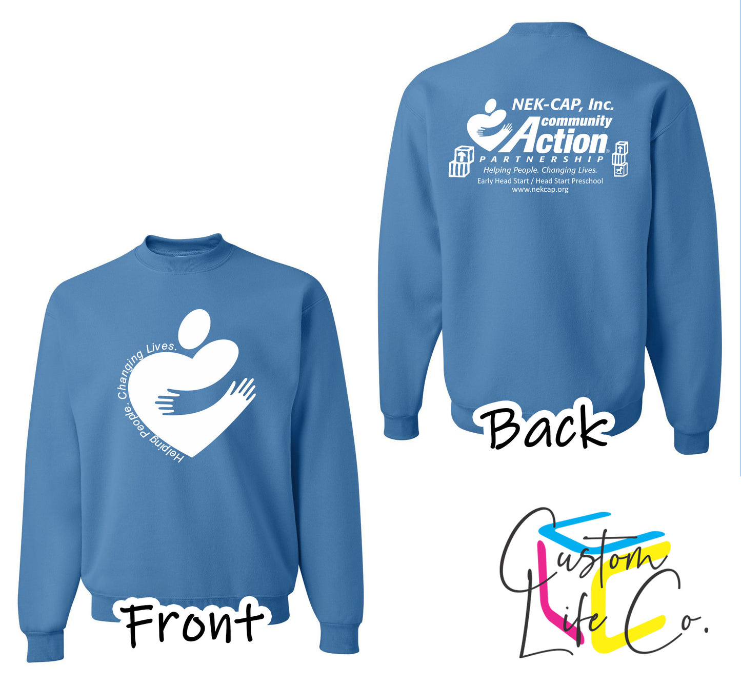 Heart with Community Action Fleece Crewneck