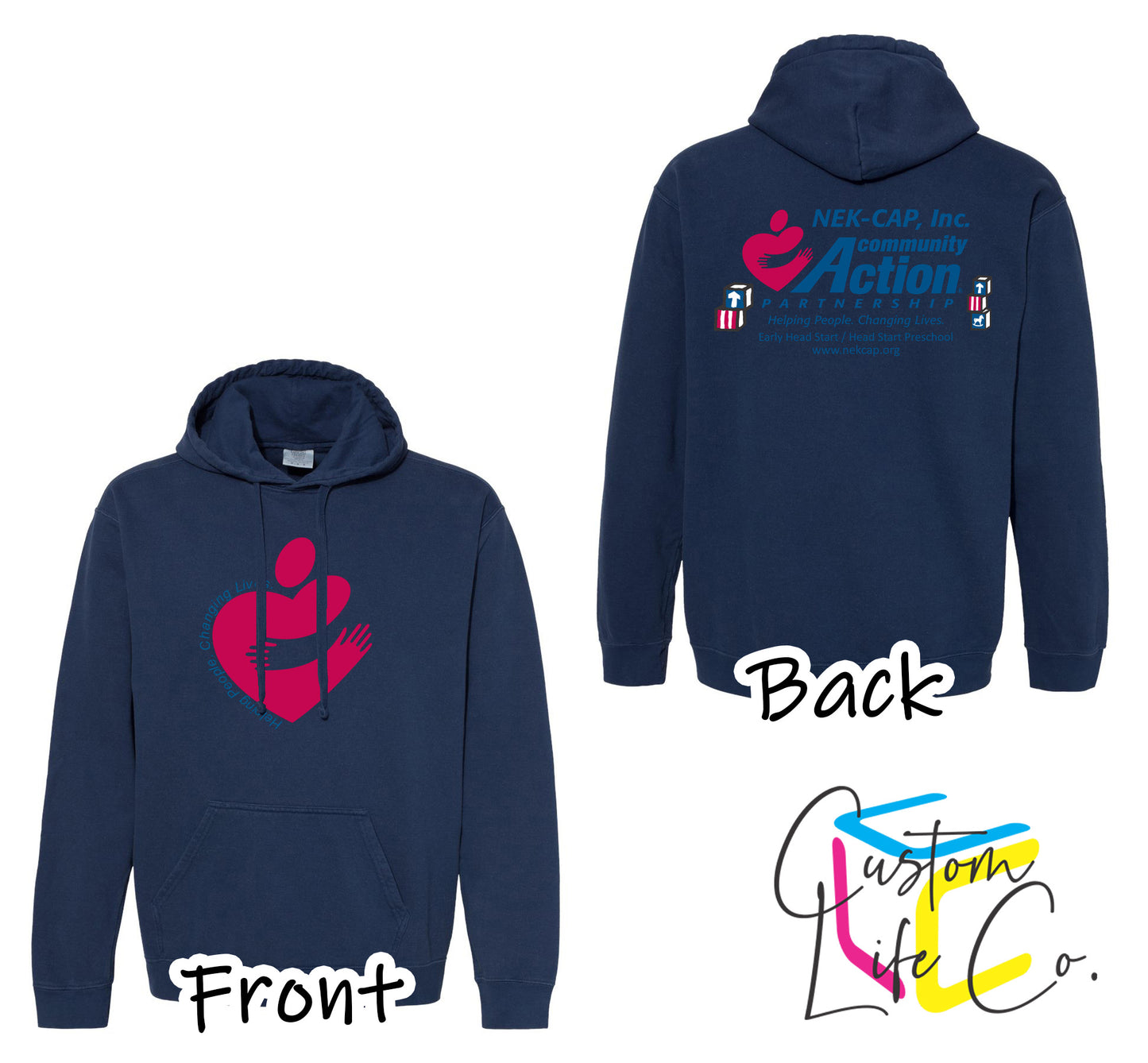 Heart with Community Action Hoodie