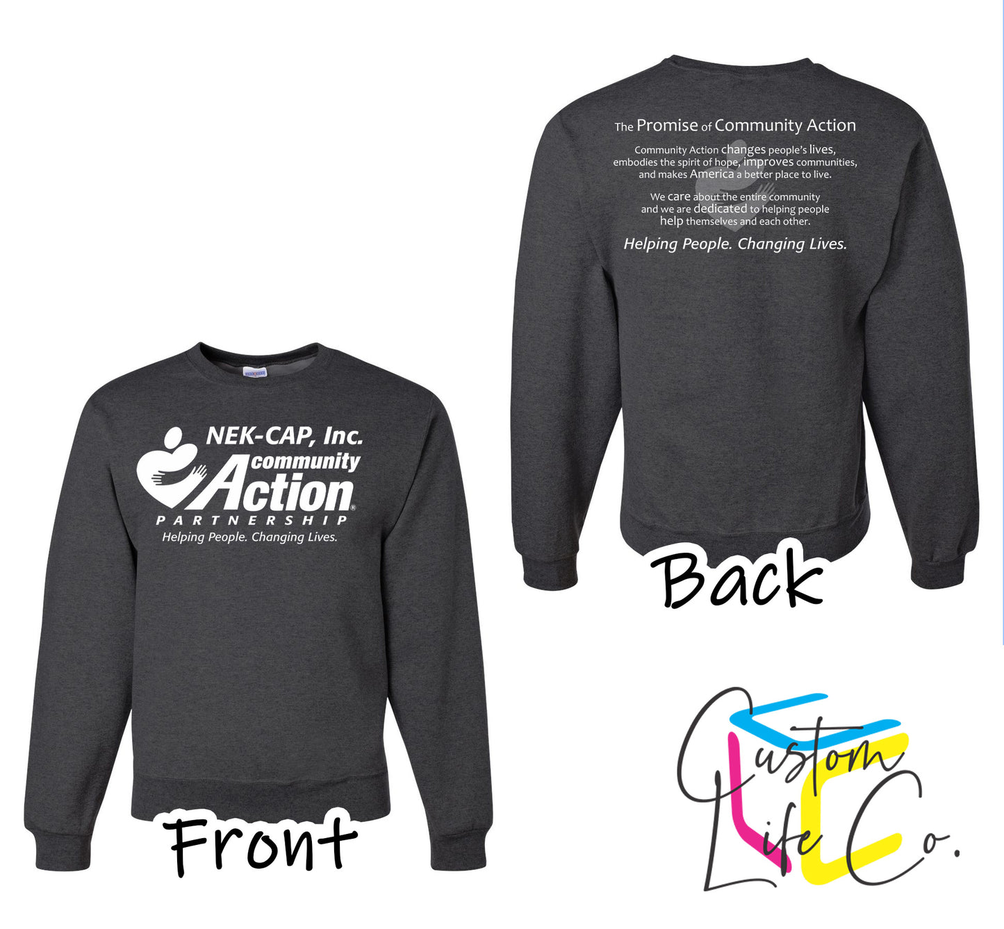 Community Action with Promise Fleece Crewneck