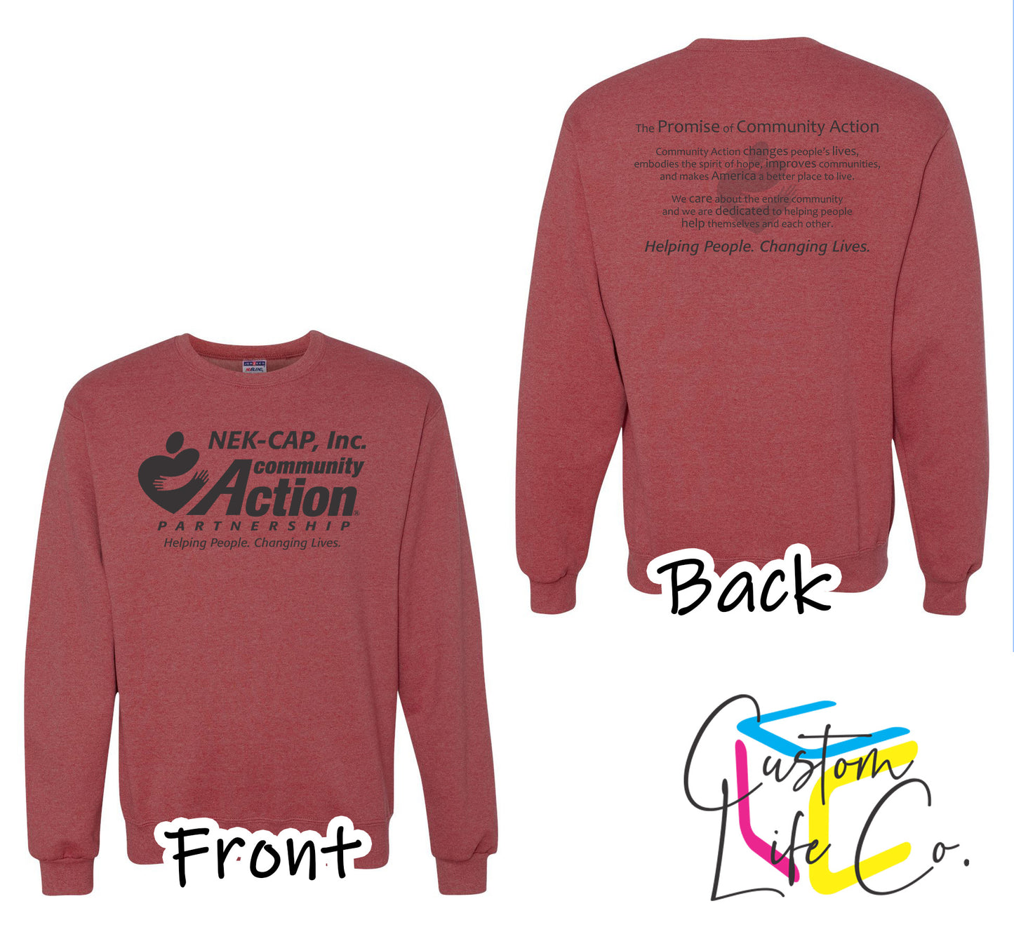 Community Action with Promise Fleece Crewneck