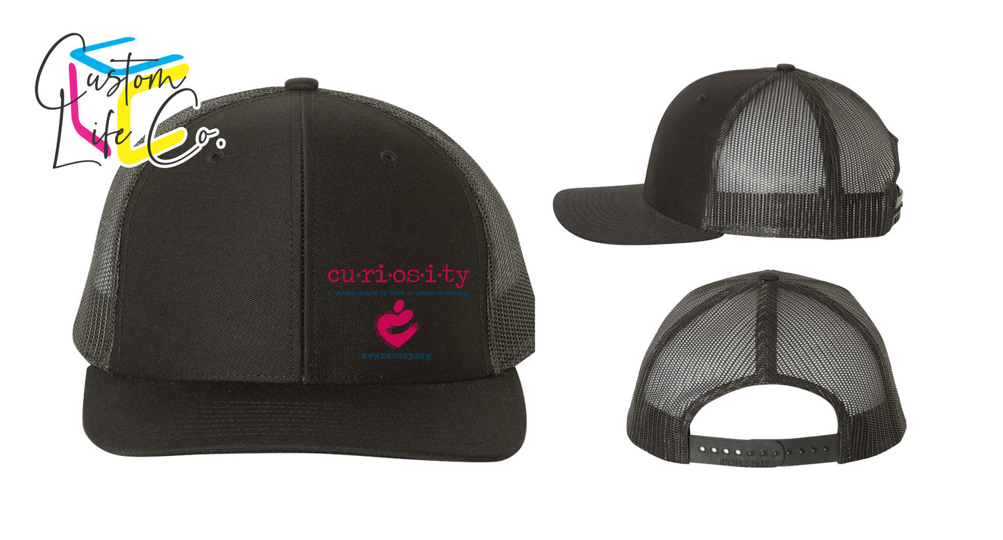 Curiosity Adult Six-Panel Trucker Cap