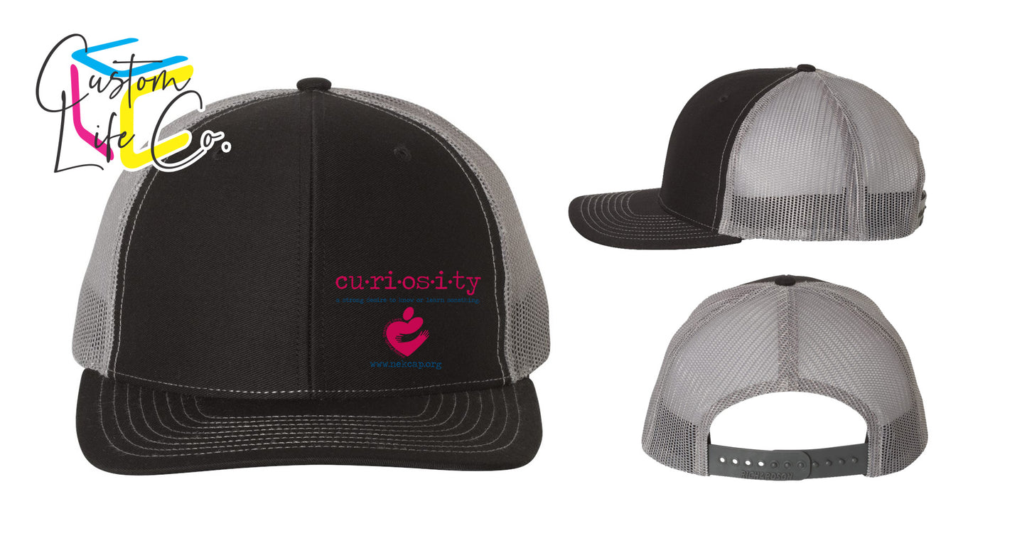 Curiosity Adult Six-Panel Trucker Cap