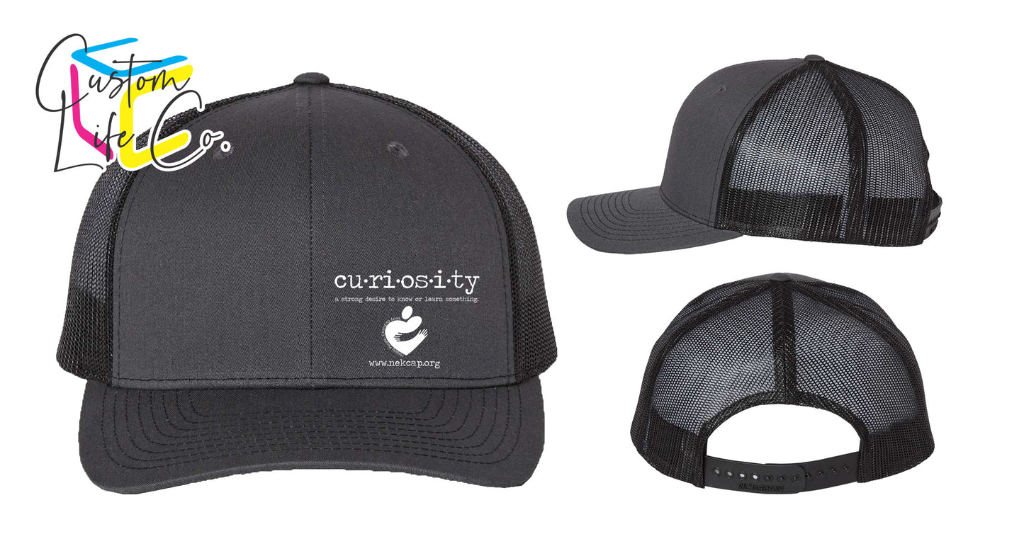 Curiosity Adult Six-Panel Trucker Cap