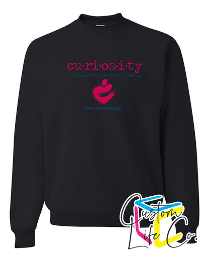 Curiosity Adult Fleece Crewneck