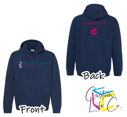 Curiosity Adult Hoodie with School