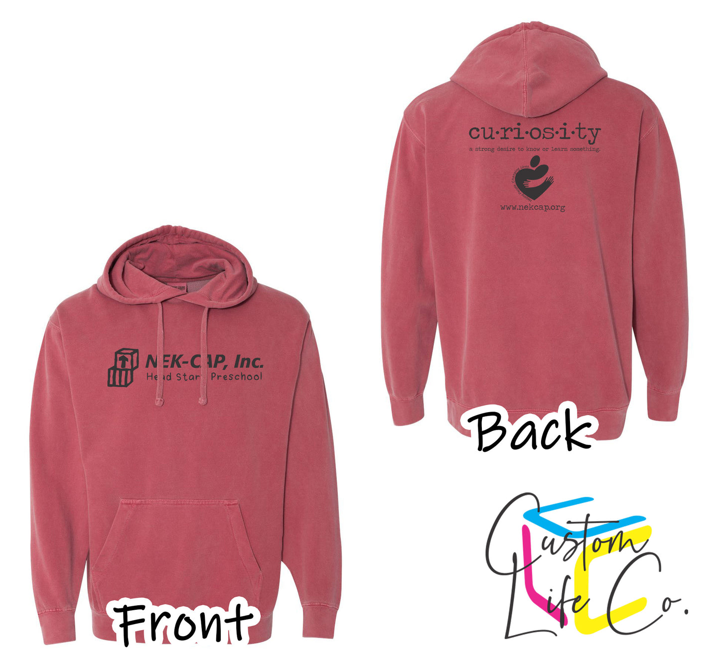 Curiosity Adult Hoodie with School