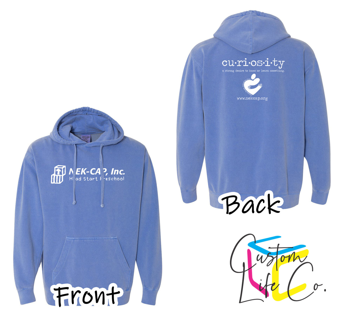 Curiosity Adult Hoodie with School