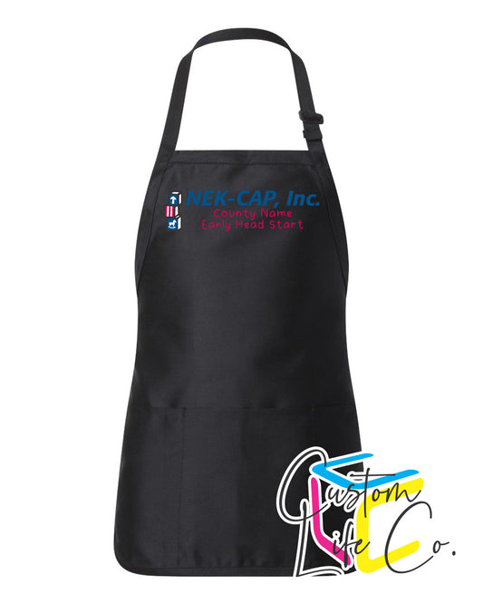 Early Head Start Apron with County