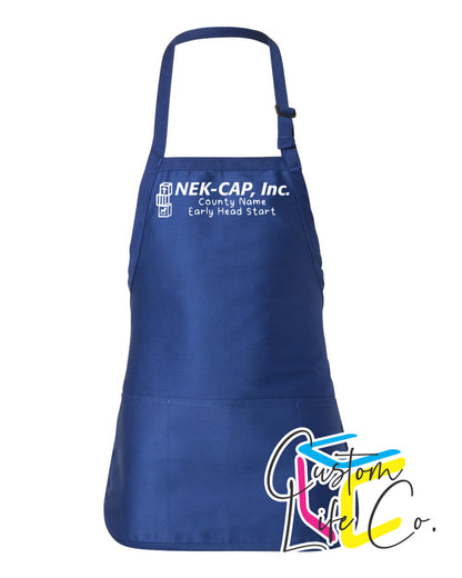 Early Head Start Apron with County