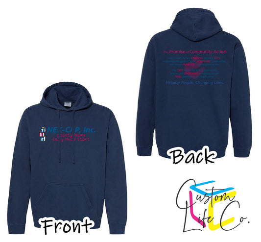 Early Head Start with Promise True Navy Hoodie