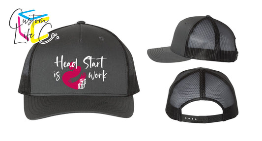 Head Start is Heart Work Five-Panel Trucker Cap