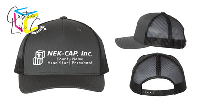 Head Start Preschool Five-Panel Trucker Cap with County