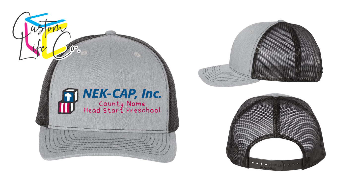 Head Start Preschool Five-Panel Trucker Cap with County