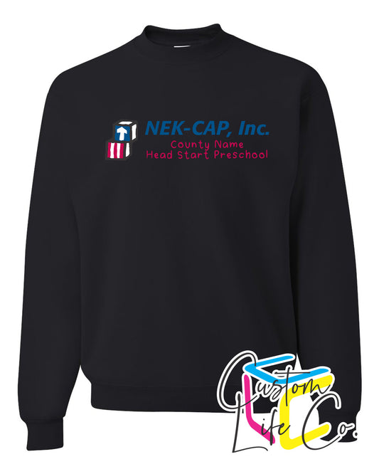 Head Start Preschool Black Crewneck