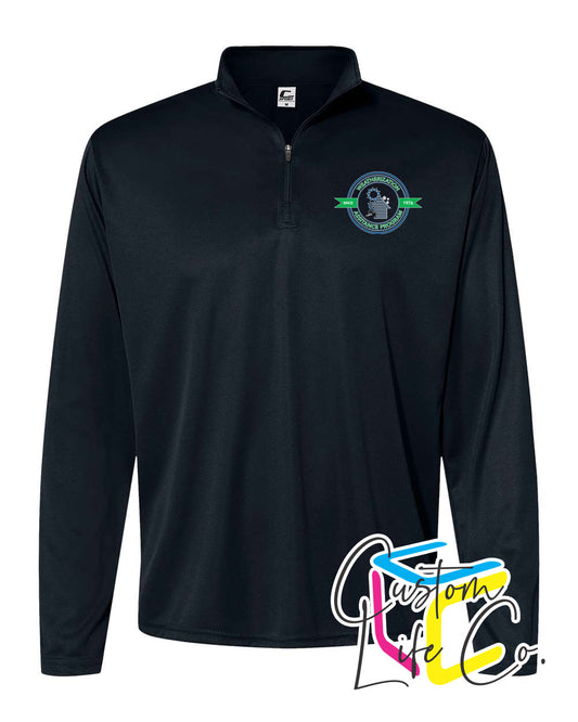 Weatherization Adult Sport Quarter-Zip with Pocket Logo