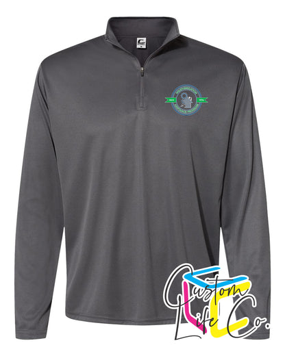 Weatherization Adult Sport Quarter-Zip with Pocket Logo