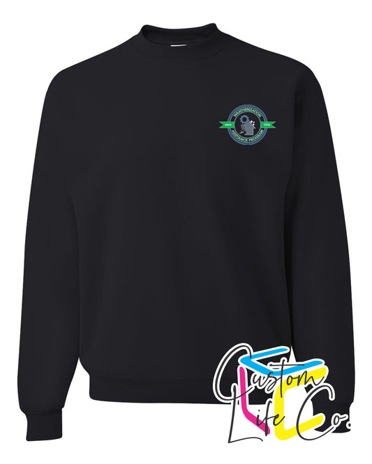 Weatherization Adult Fleece Crewneck with Pocket Logo