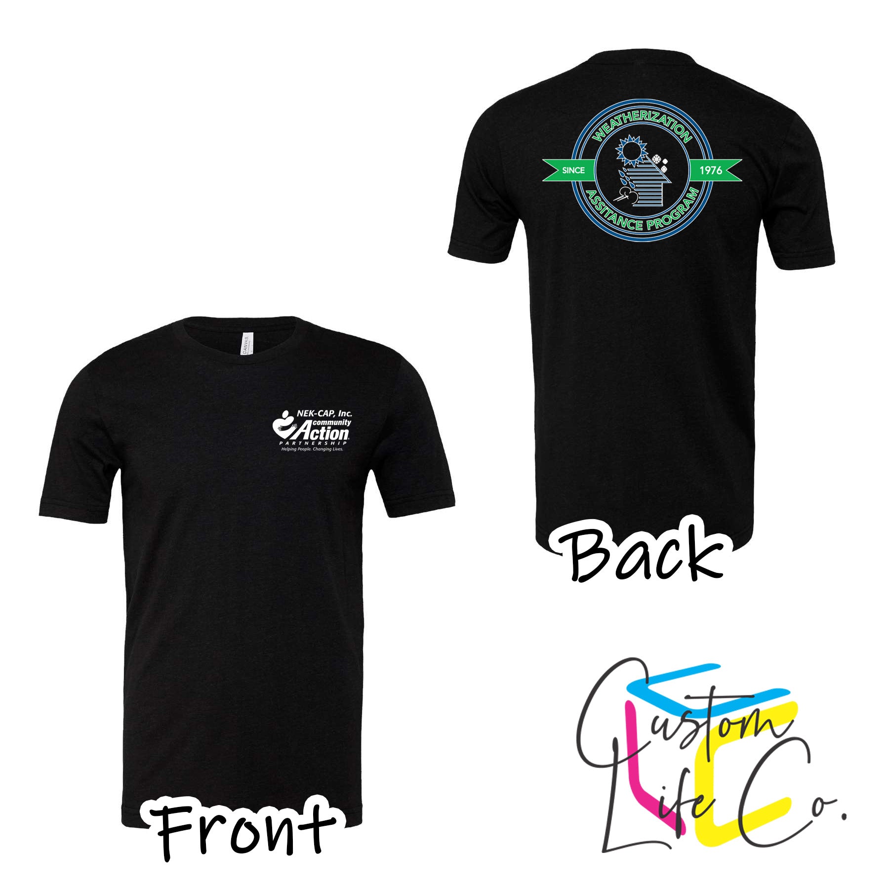 Weatherization Adult T-Shirt – Custom Life Co.