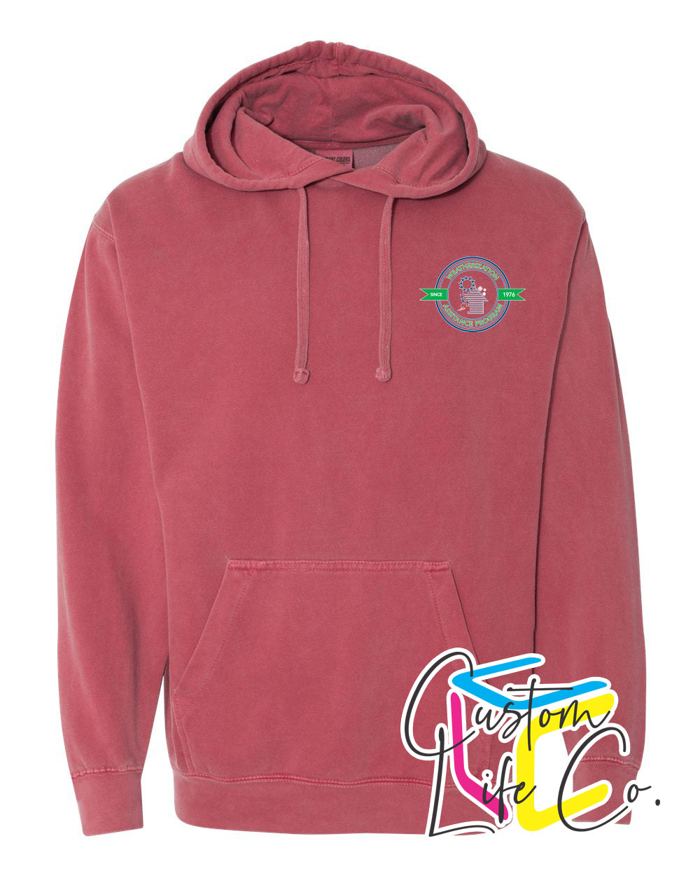 Weatherization Adult Hoodie with Pocket Logo