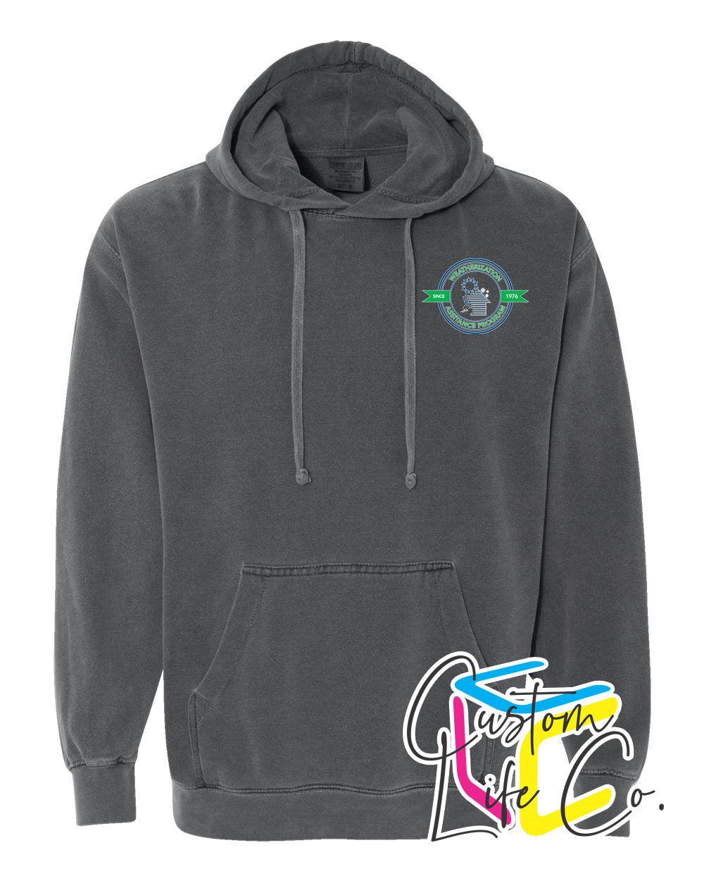 Weatherization Adult Hoodie with Pocket Logo