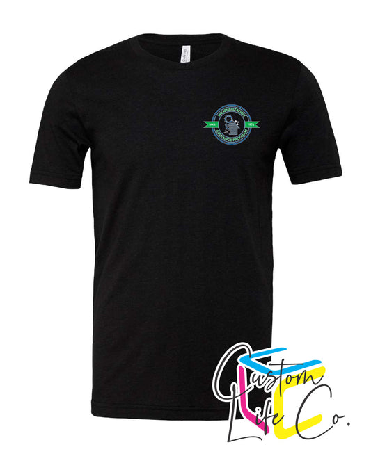 Weatherization Adult T-shirt with Pocket Logo