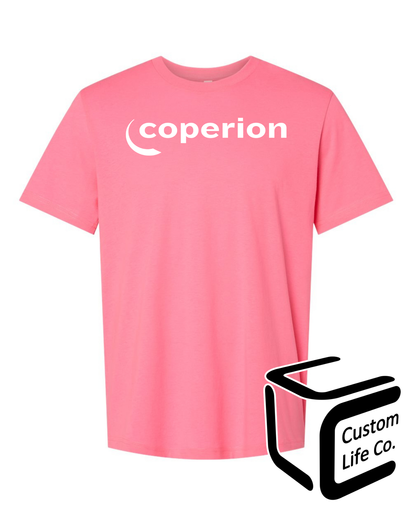 Coperion White Graphic Adult T-Shirt