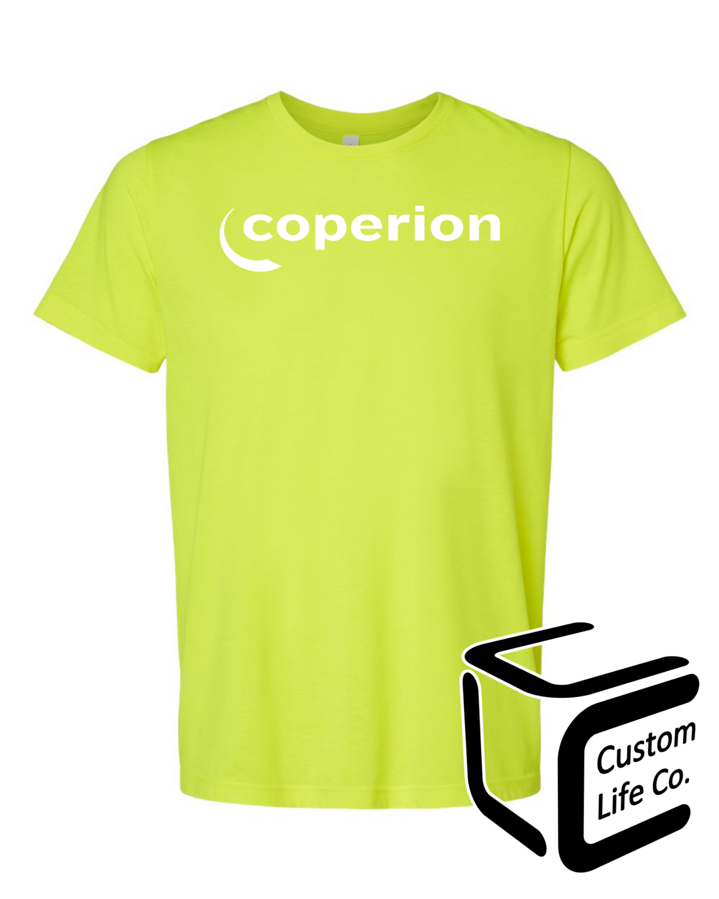 Coperion White Graphic Adult T-Shirt