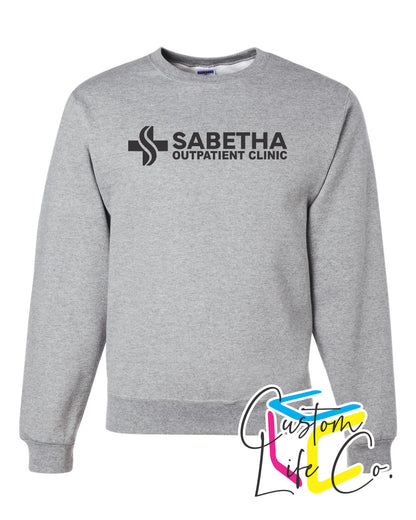 SCH Outpatient Clinic Fleece Crewneck Chest Logo