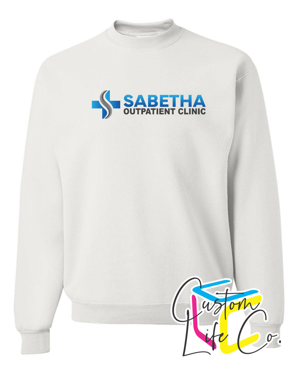 SCH Outpatient Clinic Fleece Crewneck Chest Logo