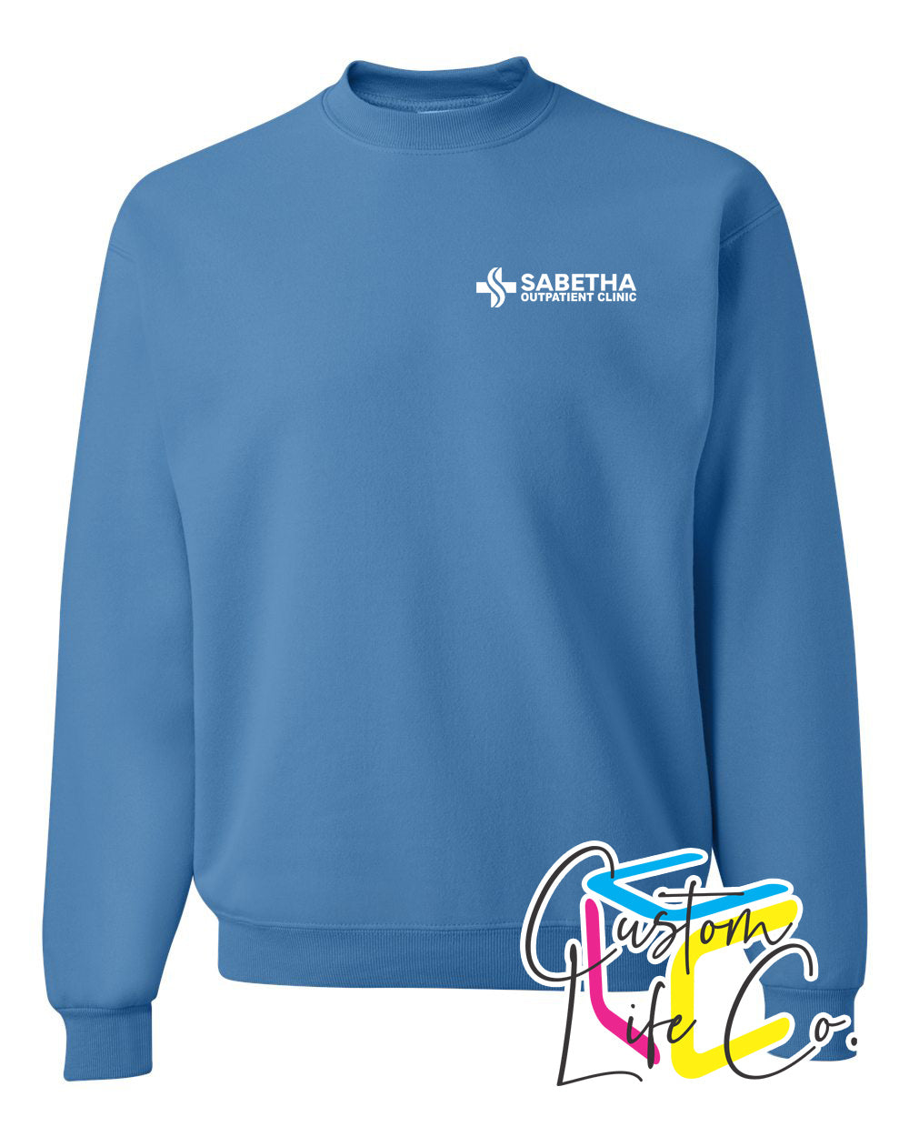 SCH Outpatient Clinic Fleece Crewneck Pocket Logo