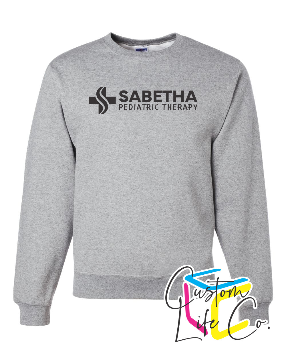 SCH Pediatric Therapy Fleece Crewneck Chest Logo