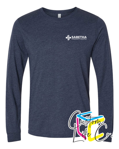 Sabetha Community Hospital Long Sleeve T-shirt Pocket Logo