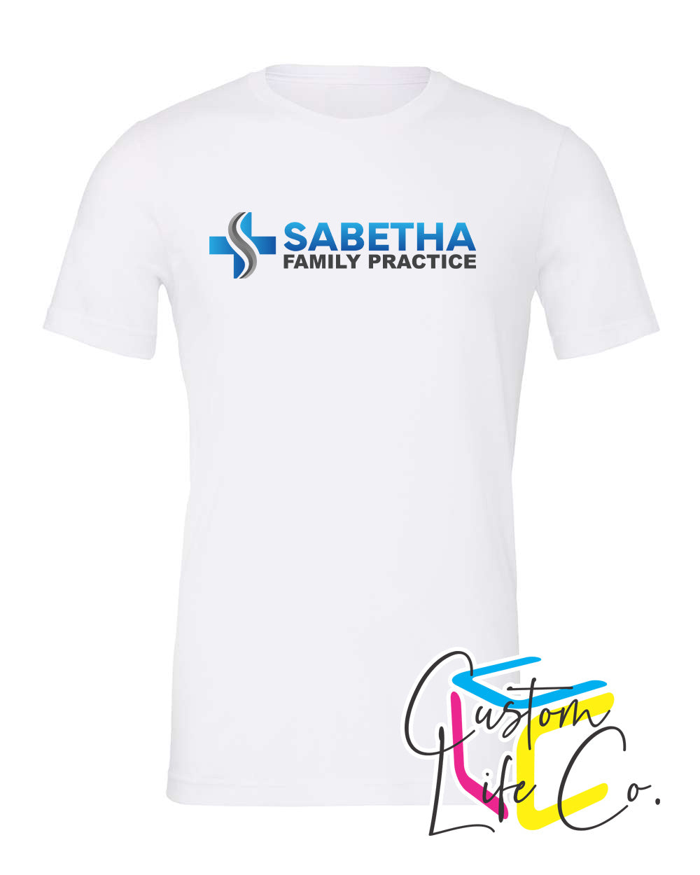 Sabetha Family Practice T-shirt Full Chest Logo