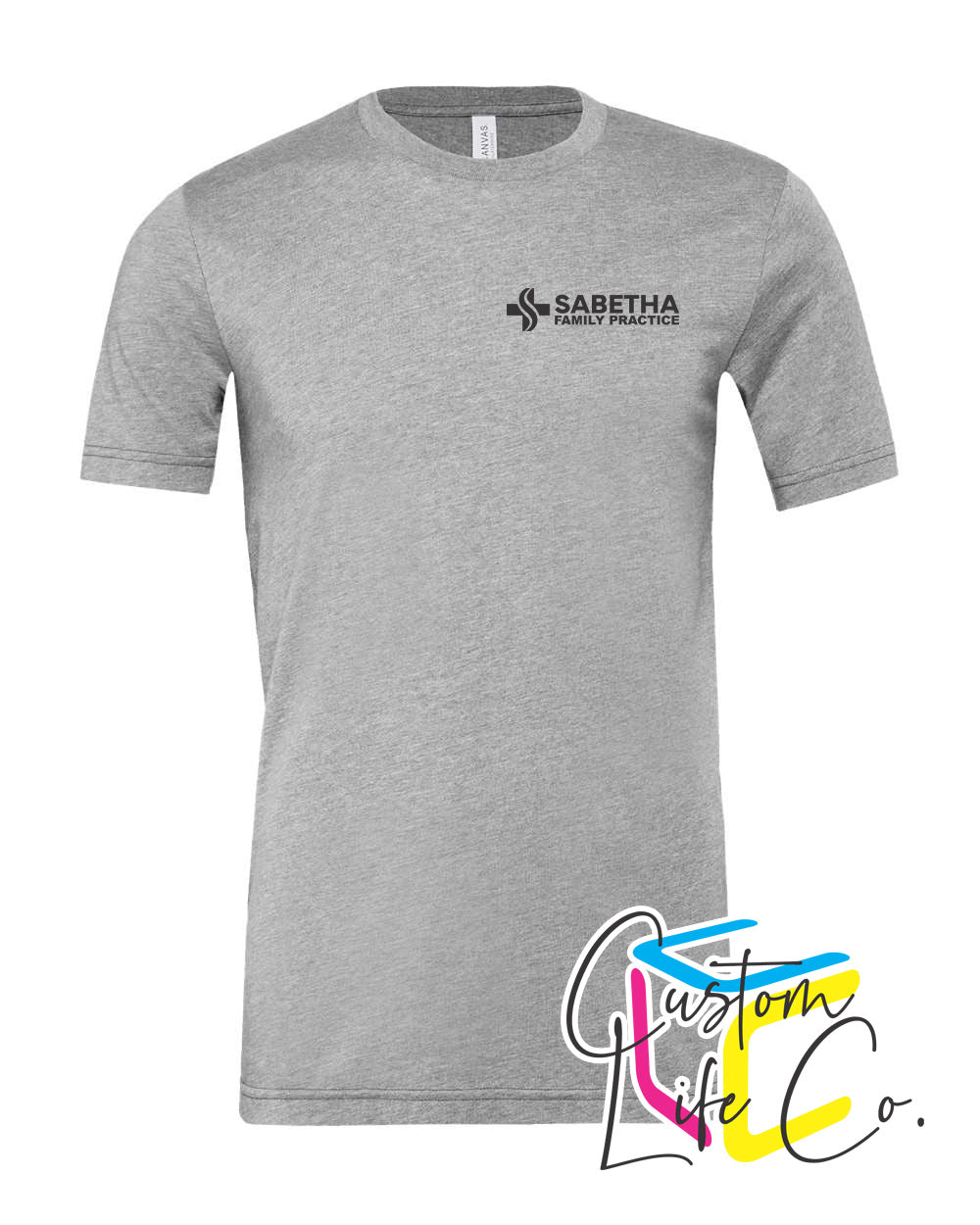 Sabetha Family Practice T-shirt Pocket Logo