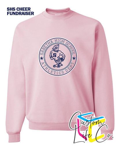 SHS Cheer Athletics Department Round Adult Fleece Crewneck