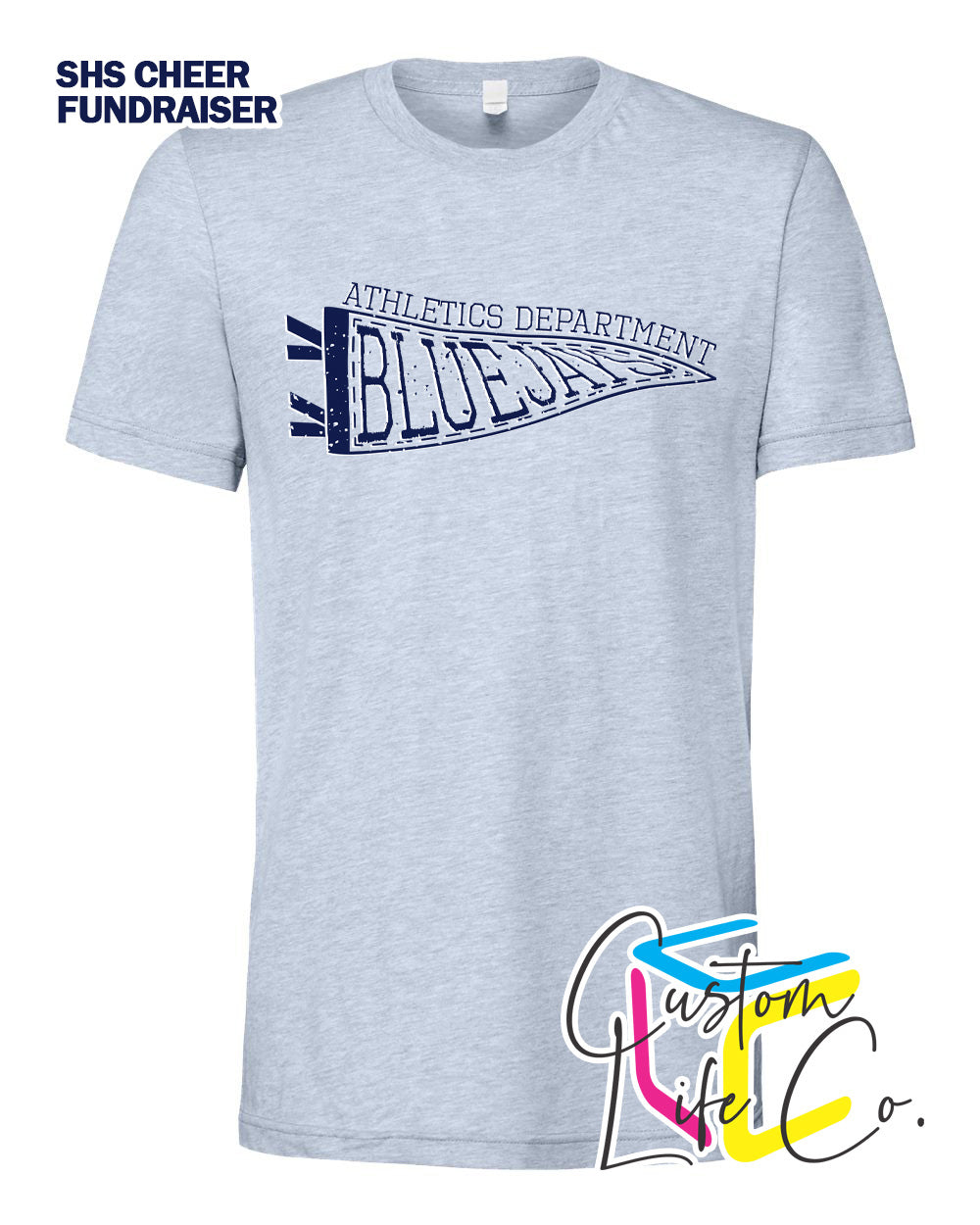 SHS Cheer Athletics Department Flag Adult T-Shirt