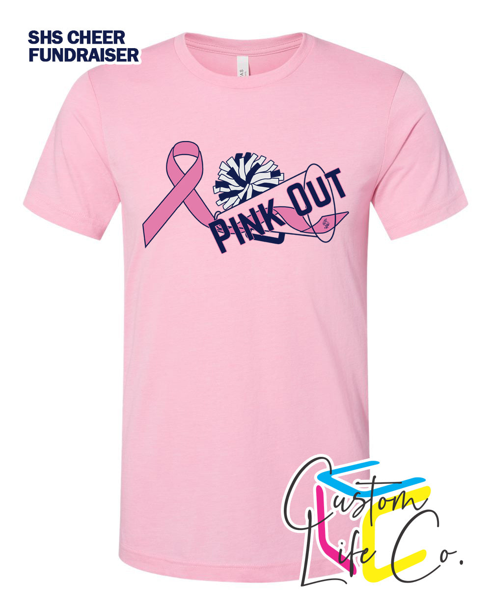 SHS Cheer Pink Out Adult T-Shirt