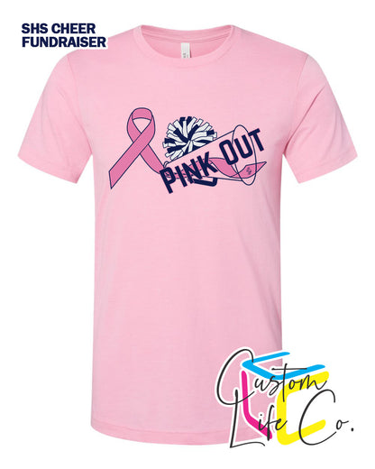 SHS Cheer Pink Out Adult T-Shirt