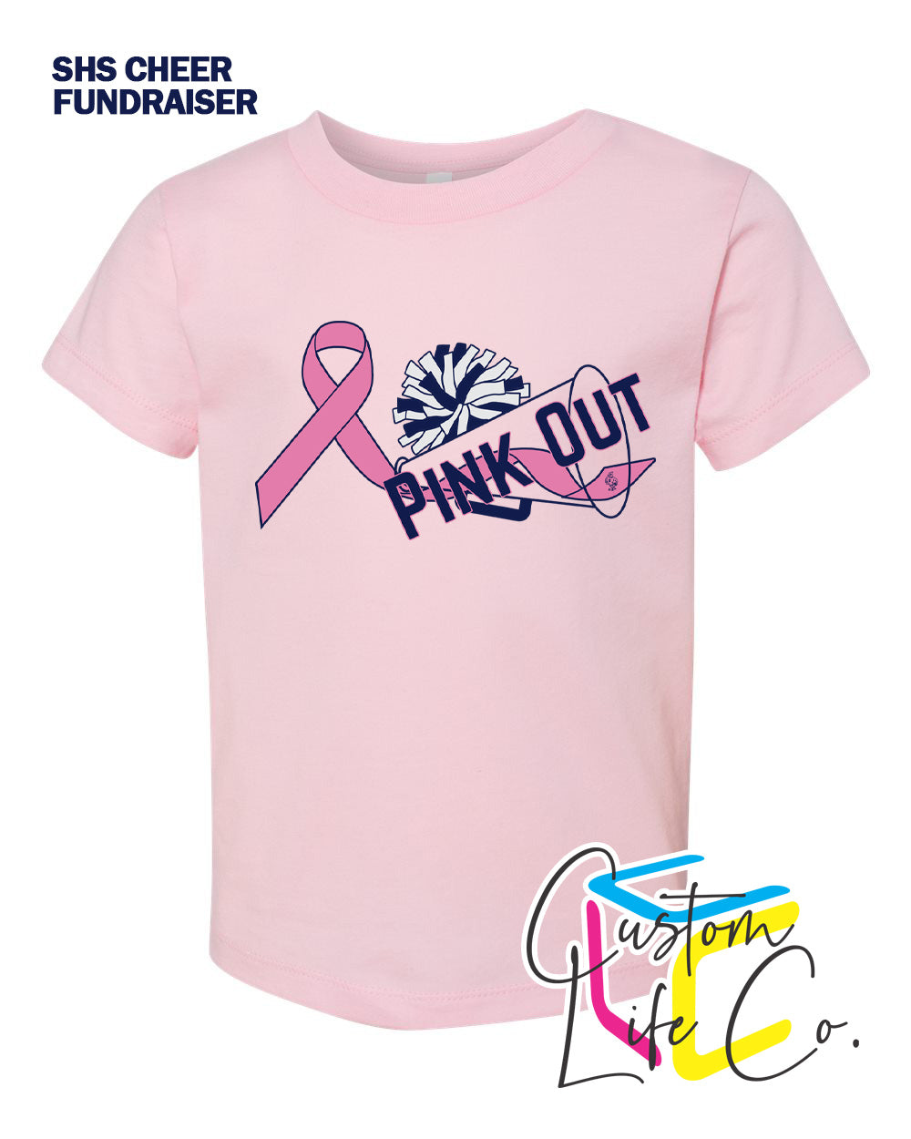 SHS Cheer Pink Out Toddler T-Shirt